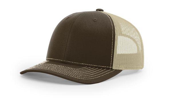 Princeton WhistlePigs Richardson 112 Trucker Cap - Brown with Bucky on right front
